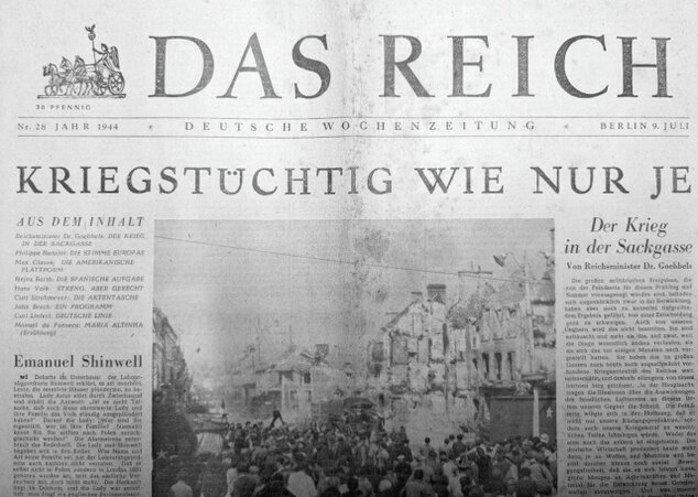 Schlagzeile "Kriegstüchtig...." Schlagzeile "Kriegstüchtig...."