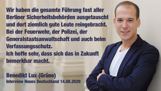 Benedikt Lux zum Austausch in den Verwaltungen Benedikt Lux zum Austausch in den Verwaltungen