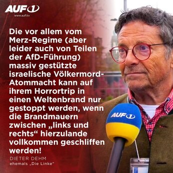 AUF1 - Dieter Dehm Zitat AUF1 - Dieter Dehm Zitat