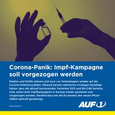 AUF1 zur Impfkampagne AUF1 zur Impfkampagne