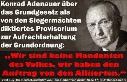 Konrad Adenauer zum Grundgesetz Konrad Adenauer zum Grundgesetz
