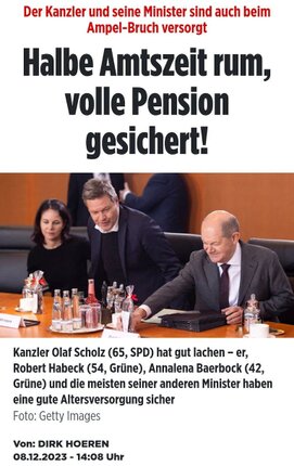 Halbe Amtszeit - Volle Pension Halbe Amtszeit - Volle Pension