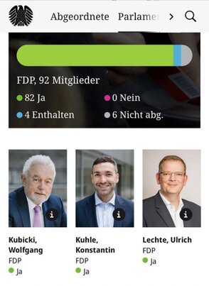 Die FDP stimmt Habeck zu Die FDP stimmt Habeck zu