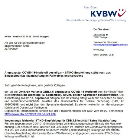 Die KBV und ihre Rolle beim Spritzen Die KBV und ihre Rolle beim Spritzen