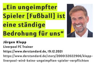 Jürgen Klopp zur Impfung Jürgen Klopp zur Impfung