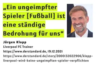 Jürgen Klopp zur Impfung Jürgen Klopp zur Impfung