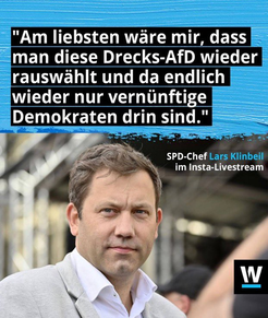 Lars Klingbeil zur AfD Lars Klingbeil zur AfD