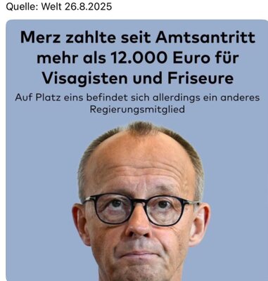 Merz und seine Eitelkeit Merz und seine Eitelkeit