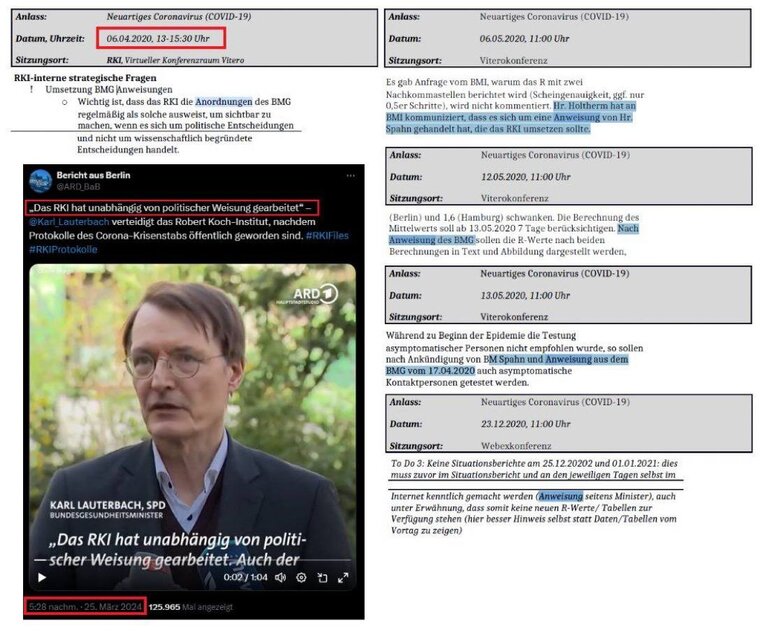 Karl Lauterbach zum RKI Karl Lauterbach zum RKI