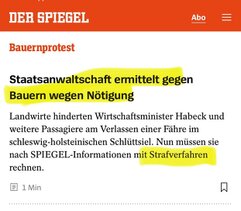 Staatsanwaltschaft ermittelt gegen Bauern Staatsanwaltschaft ermittelt gegen Bauern